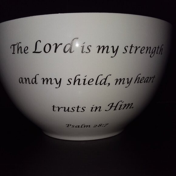 COVENTRY DAILY BLESSINGS BOWL PSALM 28:7 - Picture 1 of 3